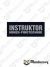 Naszywka odblaskowa INSTRUKTOR MINER-PIROTECHNIK