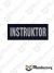 Naszywka odblaskowa INSTRUKTOR