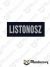 Naszywka odblaskowa LISTONOSZ