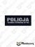 Naszywka odblaskowa POLICJA TECHNIK KRYMINALISTYKI