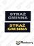 Naszywka odblaskowa STRAŻ GMINNA