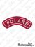 Emblemat POLAND na rękaw