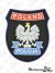 Naszywka 3D z PVC, Policja Poland