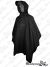 Peleryna przeciwdeszczowa, klejone szwy, czarna