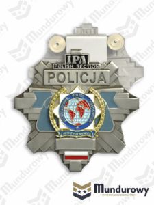 Odznaka IPA z grawerowanym numerem ID