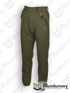 Spodnie dresowe taktyczne Rhinoc QUEST Sweatpants – oliwkowe + pantera leśna wz93