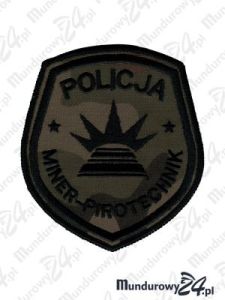 Emblemat Policja Miner-Pirotechnik - multicam