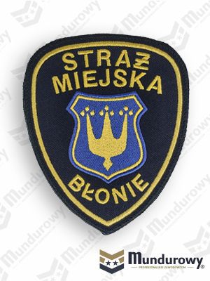 Zdjęcie przedstawiające Emblemat STRAŻ MIEJSKA BŁONIE