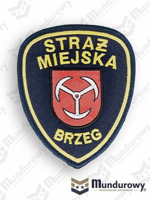 Zdjęcie przedstawiające Emblemat STRAŻ MIEJSKA BRZEG