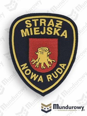 Zdjęcie przedstawiające Emblemat STRAŻ MIEJSKA NOWA RUDA