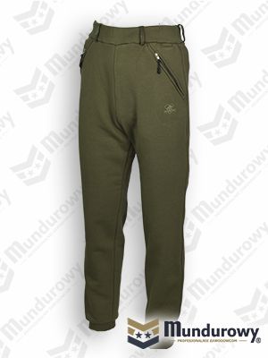 Zdjęcie przedstawiające Spodnie dresowe taktyczne Rhinoc QUEST Sweatpants – oliwkowe + pantera leśna wz93