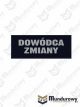 Naszywka odblaskowa DOWÓDCA ZMIANY