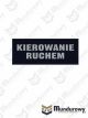 Naszywka odblaskowa KIEROWANIE RUCHEM