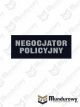Naszywka odblaskowa NEGOCJATOR POLICYJNY
