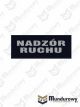 Naszywka odblaskowa NADZÓR RUCHU