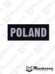 Naszywka odblaskowa POLAND
