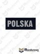 Naszywka odblaskowa POLSKA