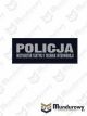 Naszywka odblaskowa POLICJA INSTRUKTOR TAKTYKI I TECHNIK INTERWENCJI