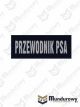 Naszywka odblaskowa PRZEWODNIK PSA