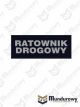 Naszywka odblaskowa RATOWNIK DROGOWY