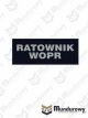 Naszywka odblaskowa RATOWNIK WOPR
