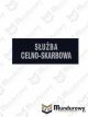Naszywka odblaskowa SŁUŻBA CELNO-SKARBOWA