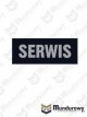 Naszywka odblaskowa SERWIS