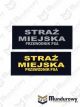 Naszywka odblaskowa STRAŻ MIEJSKA PRZEWODNIK PSA