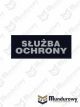 Naszywka odblaskowa SŁUŻBA OCHRONY
