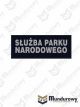 Naszywka odblaskowa SŁUŻBA PARKU NARODOWEGO