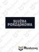 Naszywka odblaskowa SŁUŻBA PORZĄDKOWA