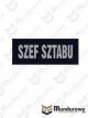 Naszywka odblaskowa SZEF SZTABU