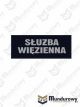 Naszywka odblaskowa SŁUŻBA WIĘZIENNA