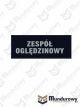 Naszywka odblaskowa ZESPÓŁ OGLĘDZINOWY