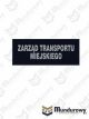 Naszywka odblaskowa ZARZĄD TRANSPORTU MIEJSKIEGO