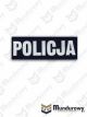 Naszywka odblaskowa POLICJA na polar służbowy, plecy