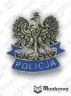 Godło, Orzeł metalowy POLICJA na czapkę wyjściową