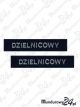 Identyfikator haftowany DZIELNICOWY