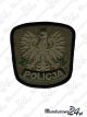 Emblemat na czapkę taktyczną POLICJA - multicam