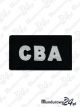 Emblemat CBA 85x45 - czarny