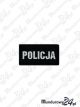 Emblemat POLICJA 60x30 - czarny