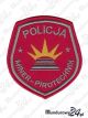 Emblemat Policja Miner-Pirotechnik - czerwony