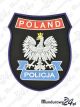 Naszywka 3D z PVC, Policja Poland