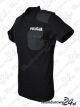 Koszulka polo mundurowa POLICJA, damska, czarna