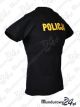 Koszulka t-shirt POLICJA żółty napis