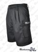 Spodnie ćwiczebne krótkie POLICJA - czarne