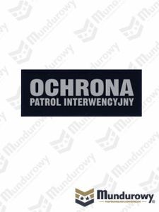 Naszywka odblaskowa OCHRONA PATROL INTERWENCYJNY