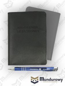 Etui na Notatnik Służbowy, naturalna skóra