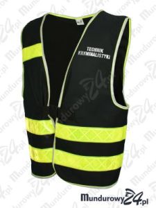 Kamizelka ostrzegawcza TECHNIK KRYMINALISTYKI