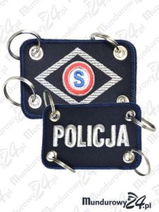 Brelok POLICJA - Rodzaj służby - Sądowa